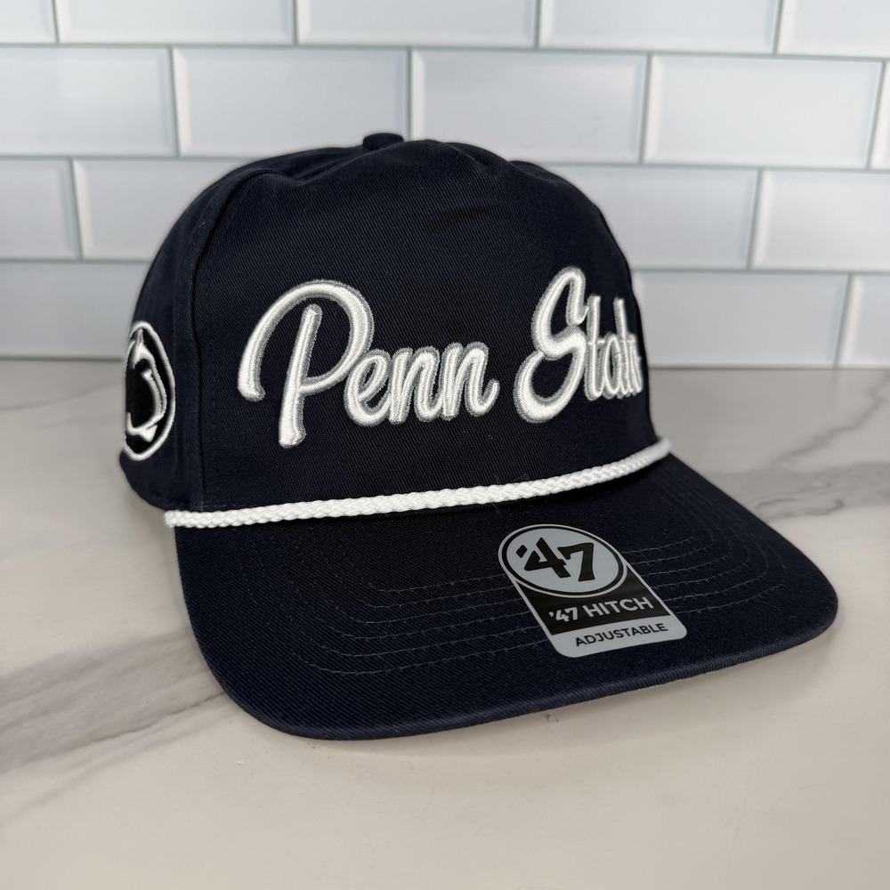 Penn State Nittany Lions Rope Hat Cap Snap Back Mens One Size College 47 Hitch